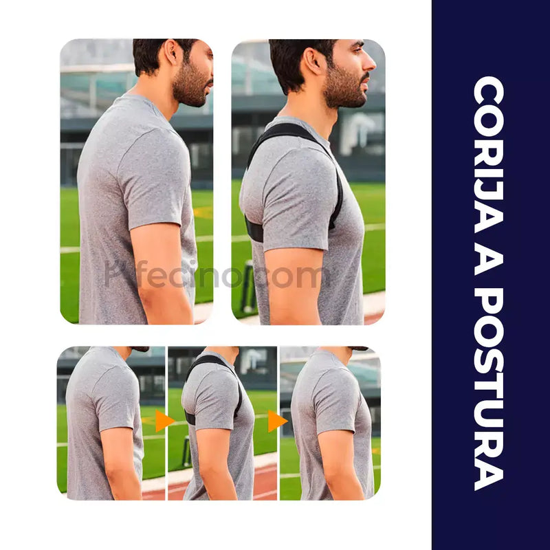 Ergonom® - Corretor Postural Alinha Coluna - Compre 1 Leve 2