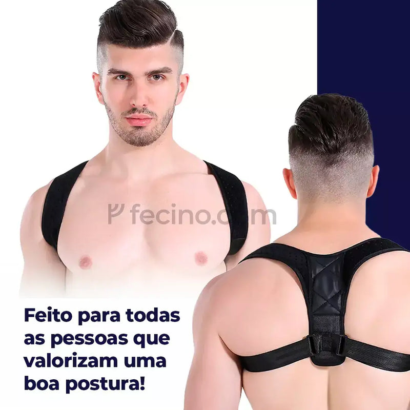 Ergonom® - Corretor Postural Alinha Coluna - Compre 1 Leve 2