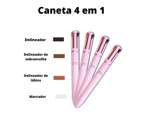 Caneta Makeup 4 em 1 + FRETE GRÁTIS